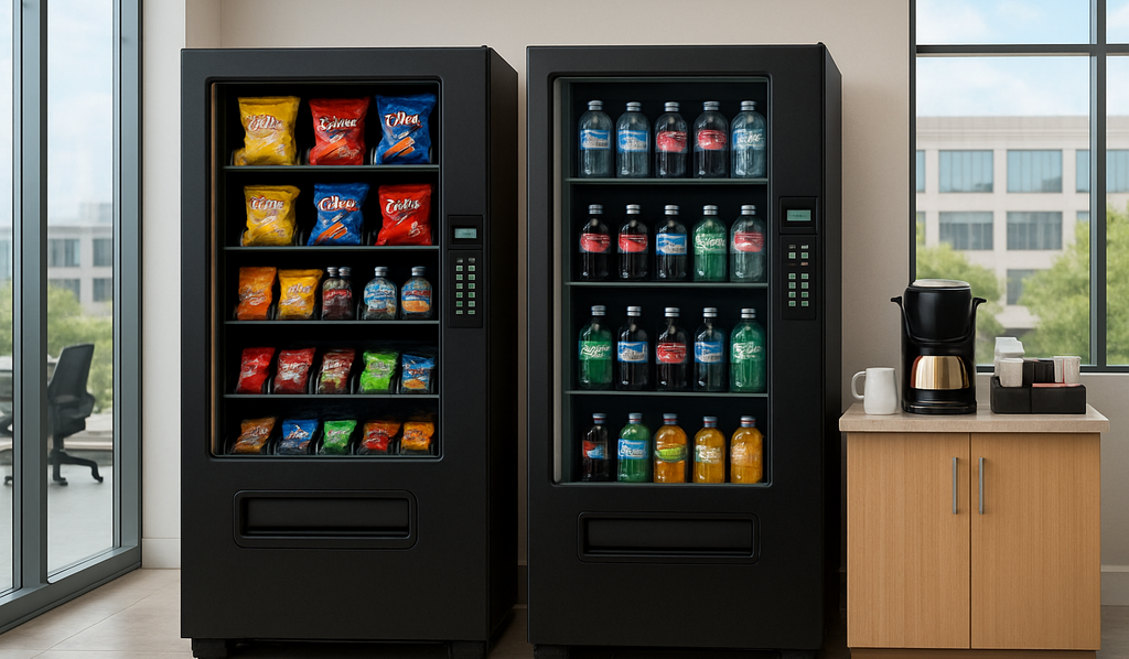Snack, drink, and coffee solutions tailored for your workplace — from offices to schools. Free installation & 24/7 service included.